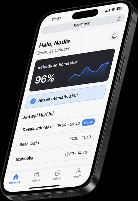 Aplikasi BantuKuliah di smartphone